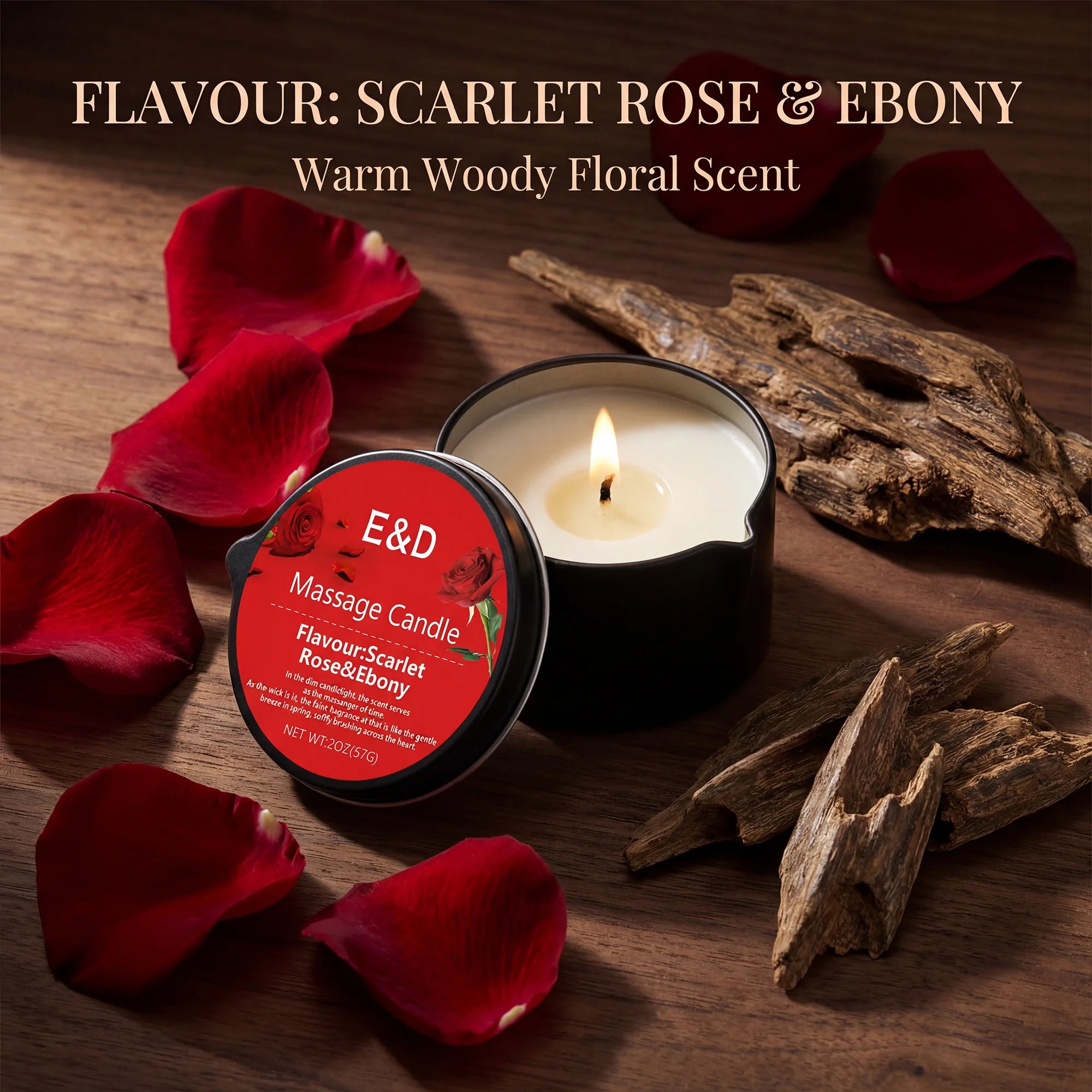 Massage Oil Candle,for Stress Relief and Skin Moisturizing,scented candles aromatherapy SM Product Spa Essentials,luxury candles