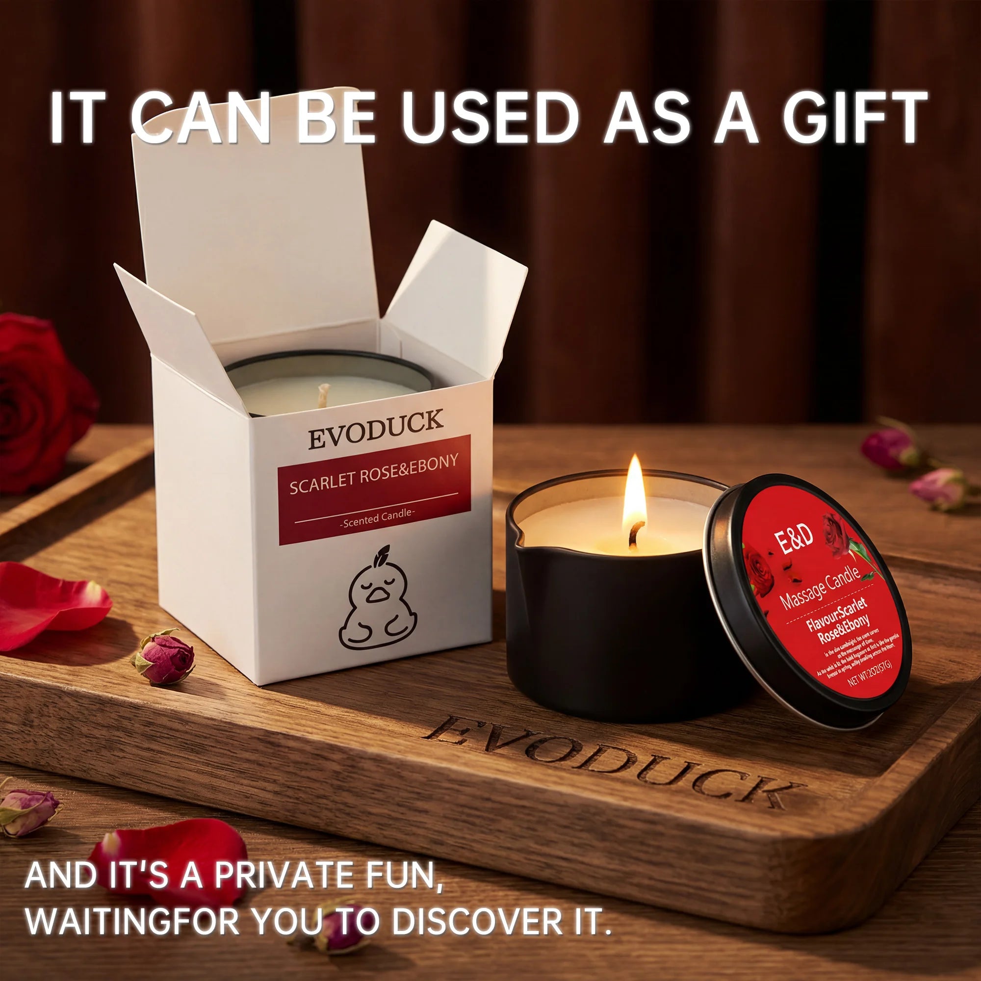 Massage Oil Candle,for Stress Relief and Skin Moisturizing,scented candles aromatherapy SM Product Spa Essentials,luxury candles