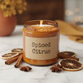 Vanilla Dream hand-poured soy candle in a clear glass jar